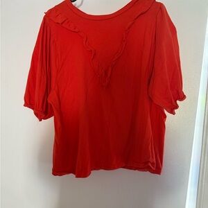 J. Crew Orange Short Sleeve Tee Vibrant and Versatile